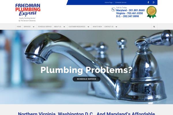 friedmanplumbing.com site used Sager