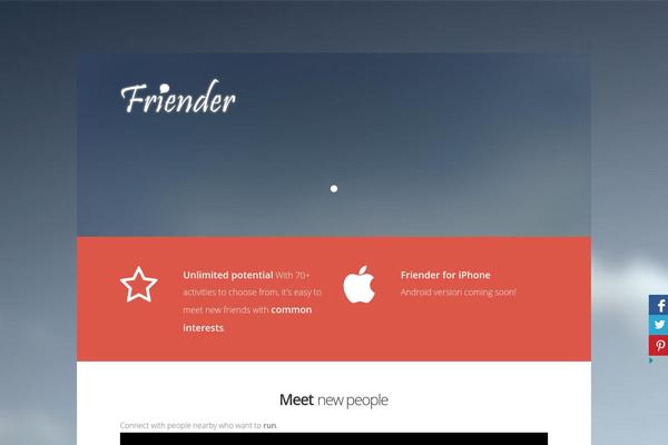 Bluap theme site design template sample