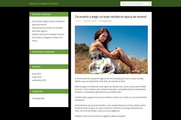 Green Garden theme site design template sample
