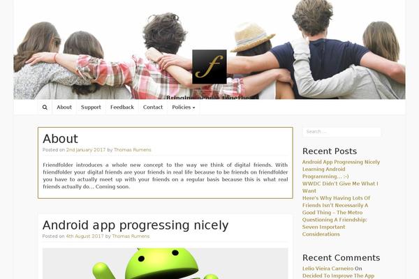 Coeur theme site design template sample