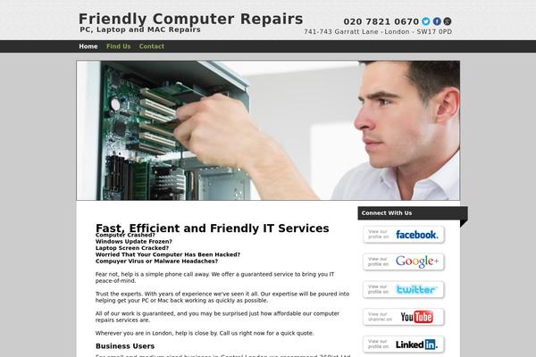friendlycomputerrepair.com site used Roofing