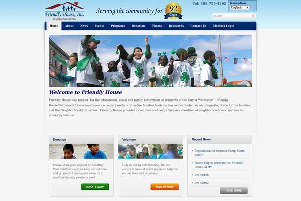 Fh theme site design template sample