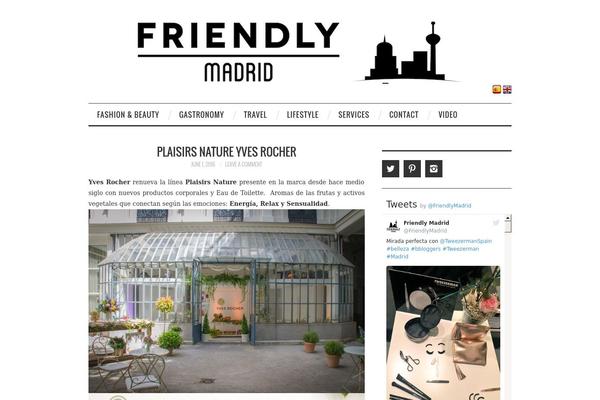 Fashionistas theme site design template sample