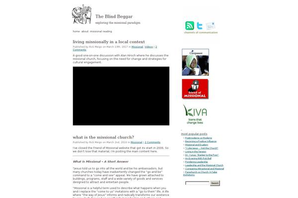 friendofmissional.org site used Nice Wee Theme