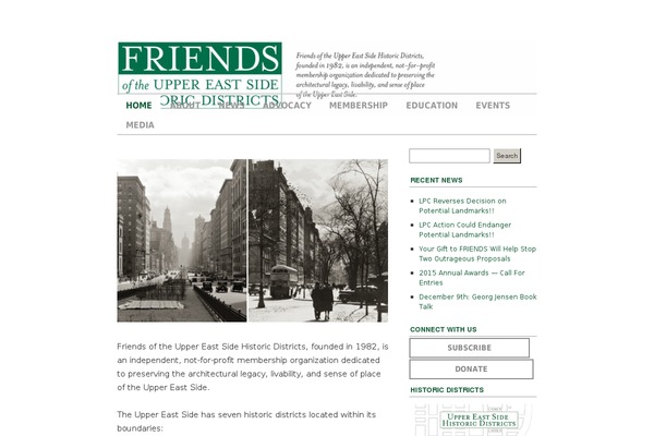 Vestige-child theme site design template sample