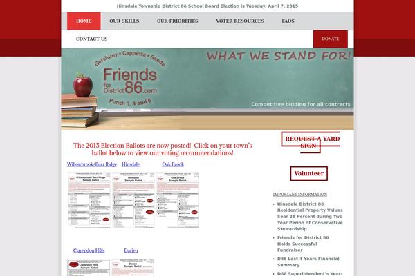 Politician theme site design template sample