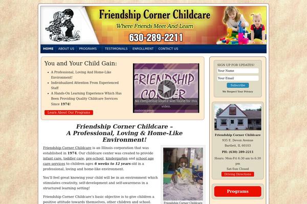 friendship-corner.com site used Prose