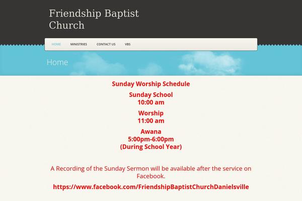 Blessing theme site design template sample