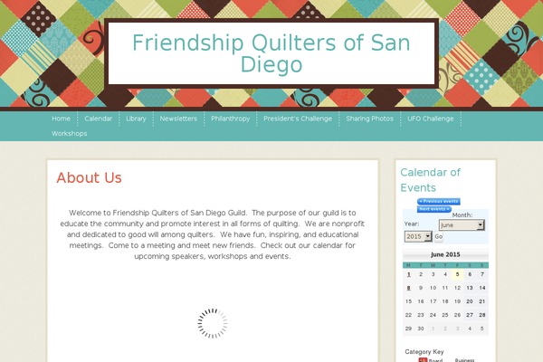 Patchwork theme site design template sample
