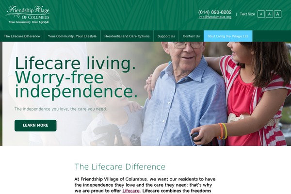 Village theme site design template sample