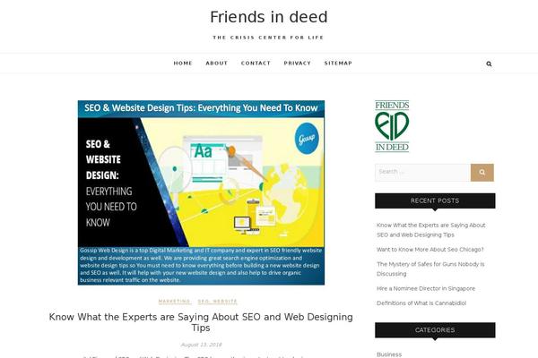 Edge theme site design template sample