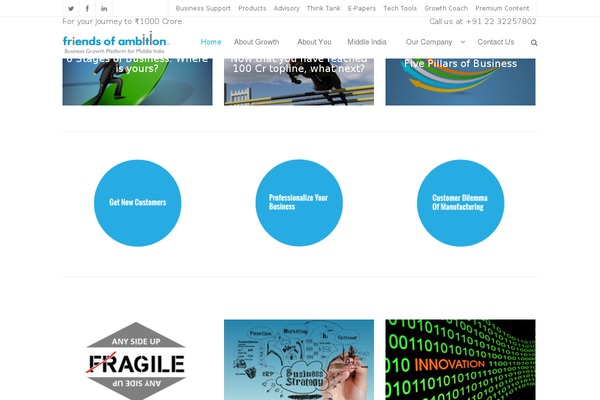 Strata theme site design template sample
