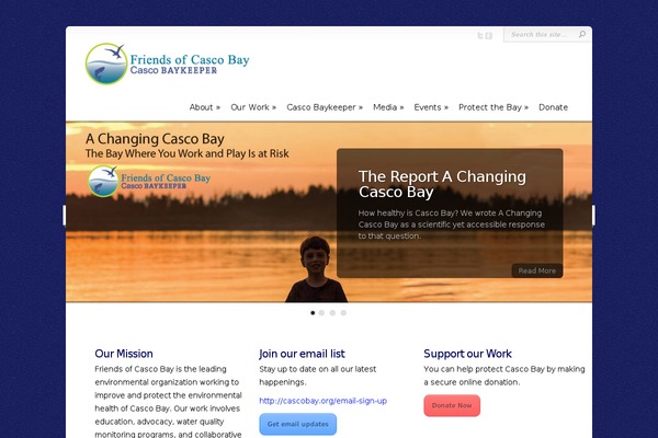friendsofcascobay.org site used Chameleon1