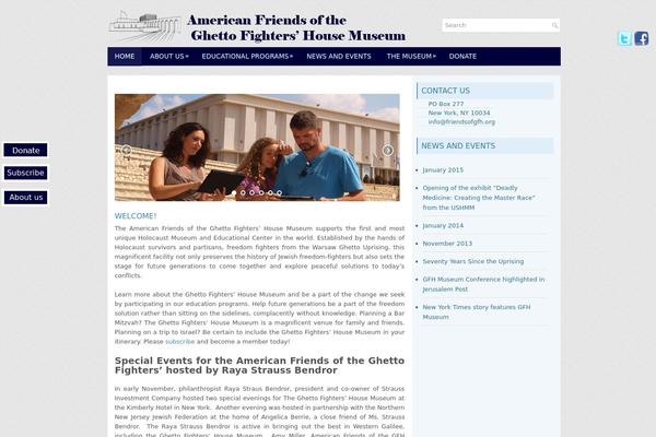 friendsofgfh.org site used Avia
