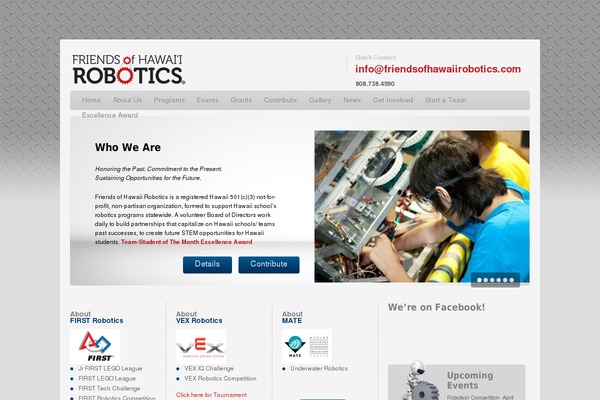 friendsofhawaiirobotics.org site used Robotics