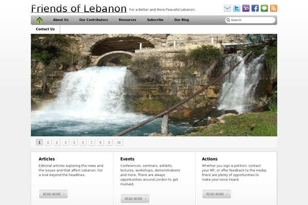 friendsoflebanon.org site used Iblogpro