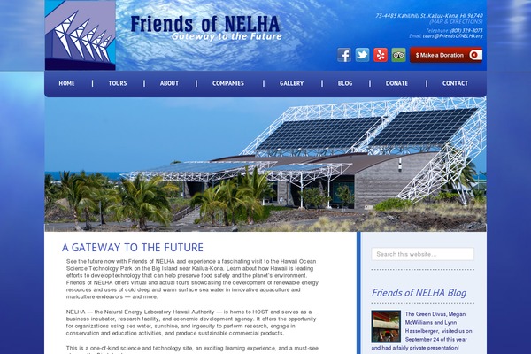 Site using Awesome Weather Widget plugin