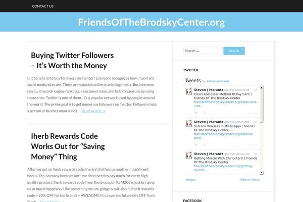 friendsofthebrodskycenter.org site used Trope