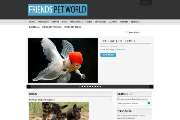 Organic Magazine theme site design template sample