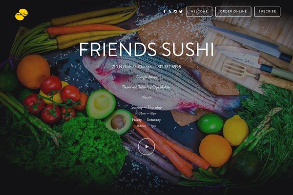 Eatery theme site design template sample