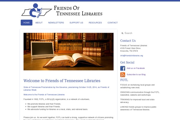 friendstnlibraries.org site used Violetts