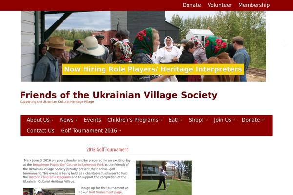 Custom Community theme site design template sample