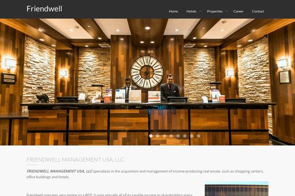 Realty theme site design template sample