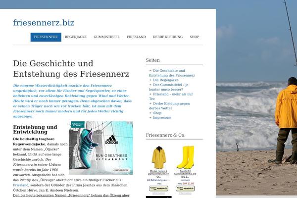 zeeNoble theme site design template sample