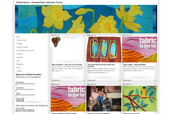 Quark theme site design template sample