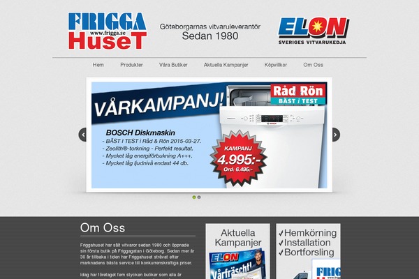 frigga.se site used Frigga