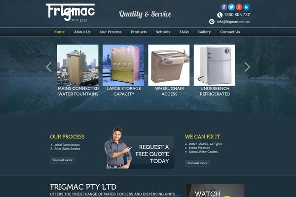 Titan theme site design template sample