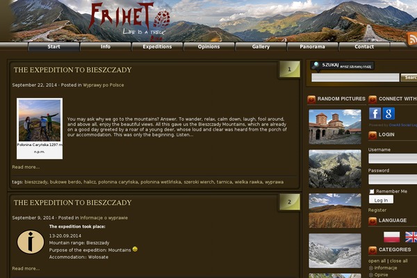 frihet.pl site used brownline
