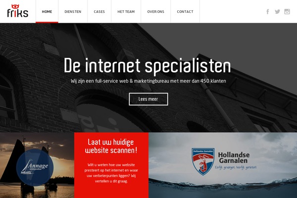 friks.nl site used Junction