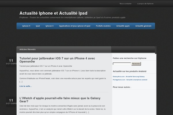 Traction theme site design template sample
