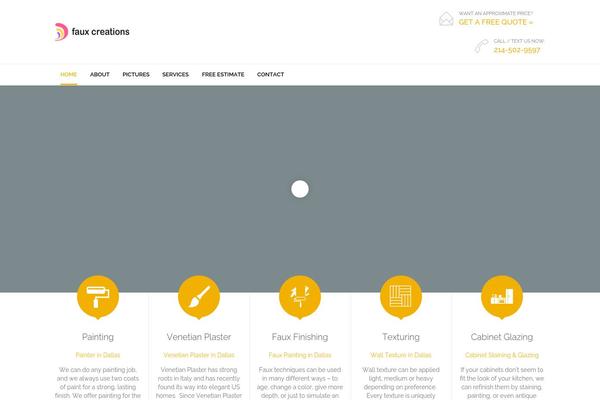 Construction theme site design template sample