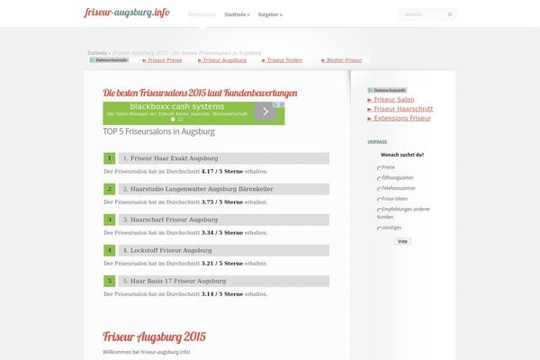 Leanbiz theme site design template sample