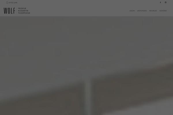 Argenta theme site design template sample