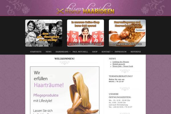 Deluxe theme site design template sample