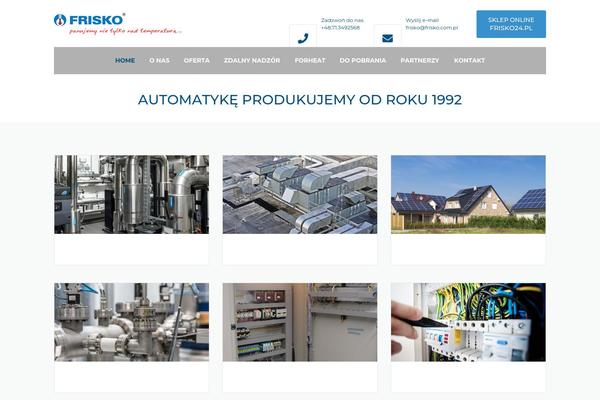 Industrial-child theme site design template sample