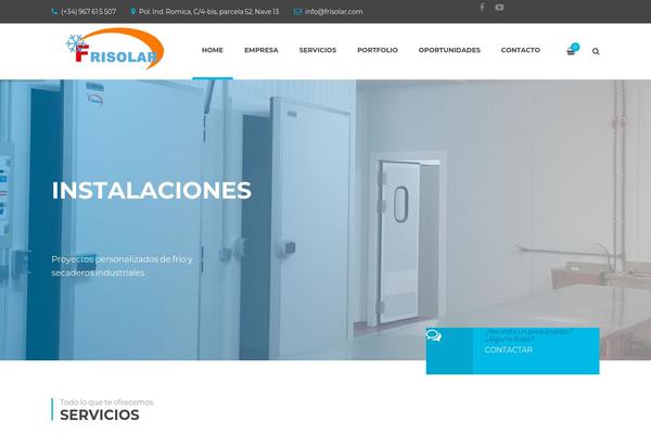 frisolar.com site used Saturnthemes-industry