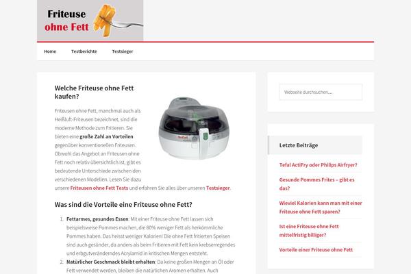Generate Pro theme site design template sample