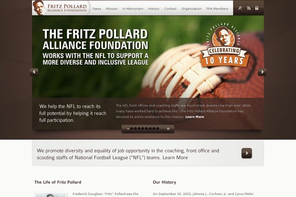 fritzpollard.org site used Cadca