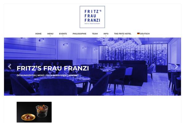 Restaurant PT theme site design template sample