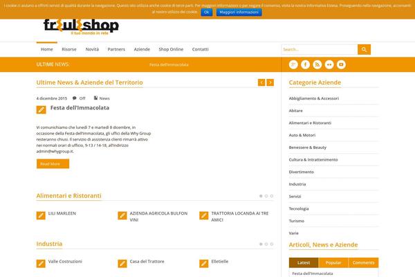Observe theme site design template sample