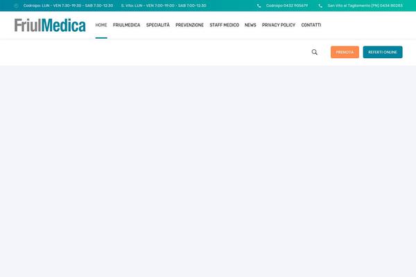 MediClinic theme site design template sample