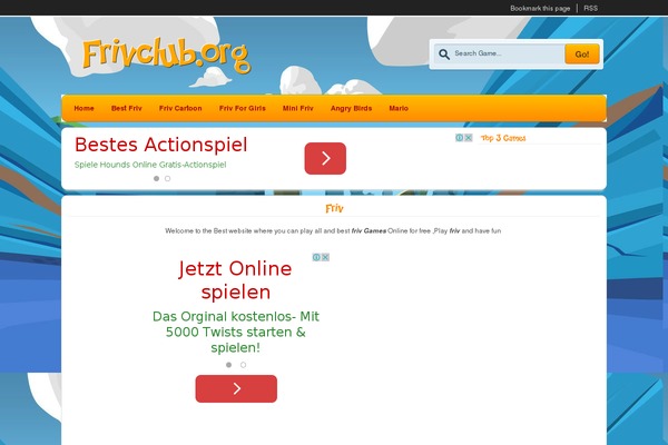 Durus theme site design template sample