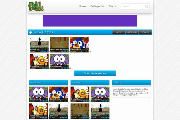 Site using Games-wp-postratings plugin
