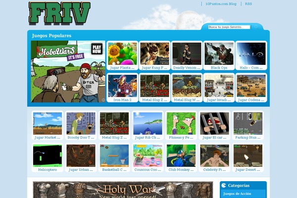 Flash Gamer theme site design template sample
