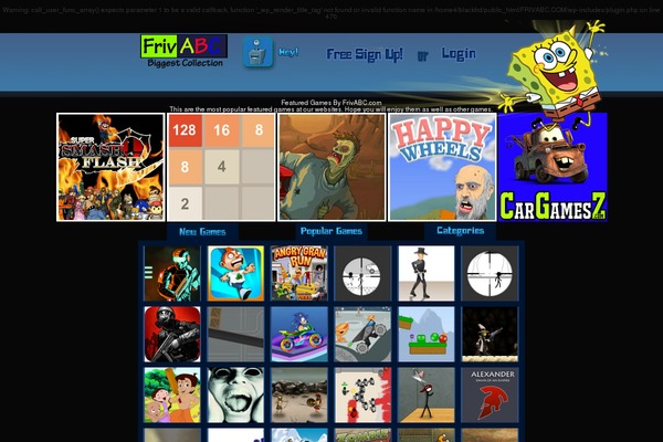 frivabc.com site used Friv