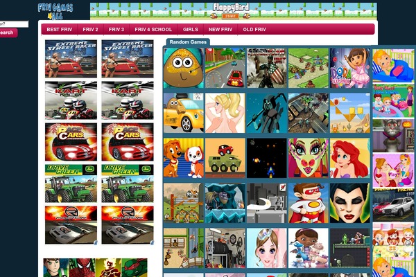 Wtb Game theme site design template sample